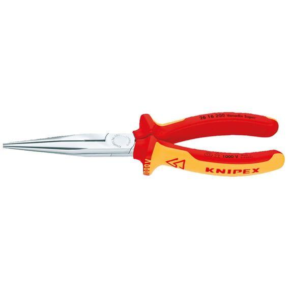 snipe nose pliers with side cutter 200mm VDE