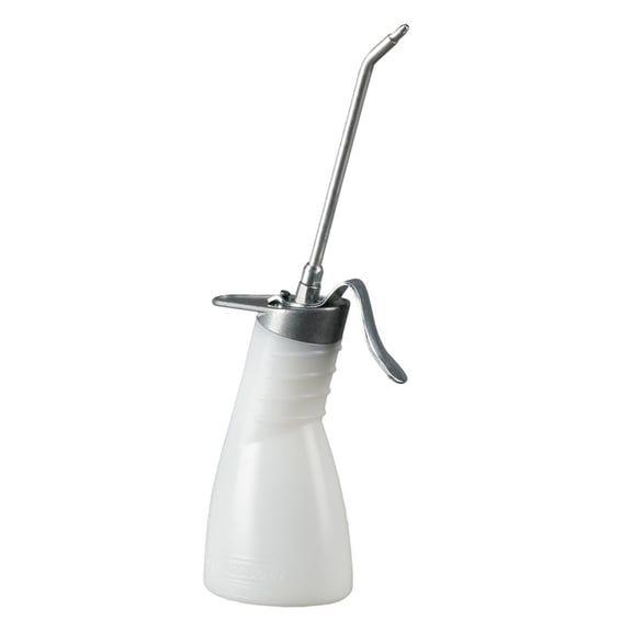 workshop oiler, white with spout. 200 ml