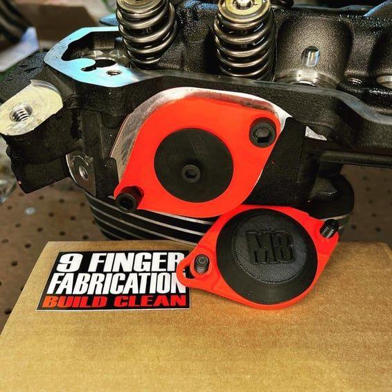 9Finger Fabrication, M8 intake port cover set
