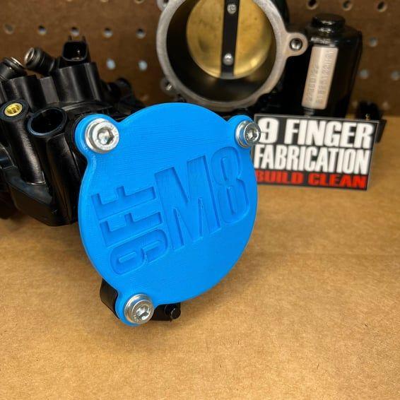 9Finger Fabrication, M8 throttle body intake cover
