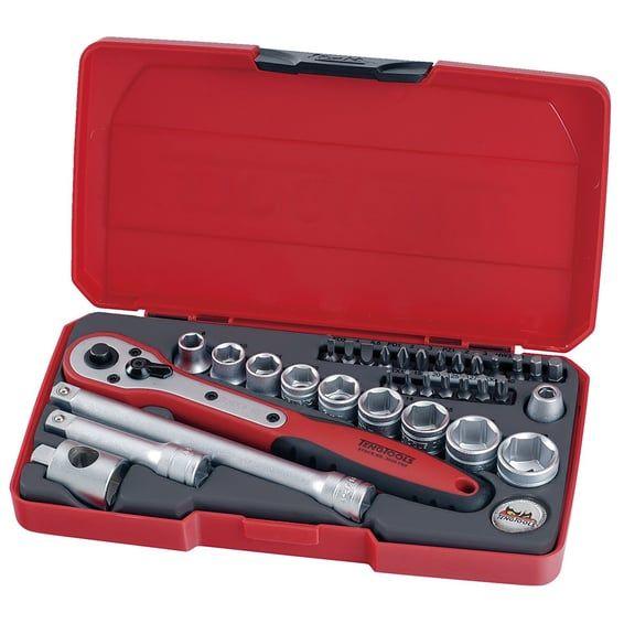 Teng Tools, 3/8" socket wrench set. Metric 34pc
