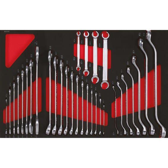 wrench set 31-piece. US/SAE sizes