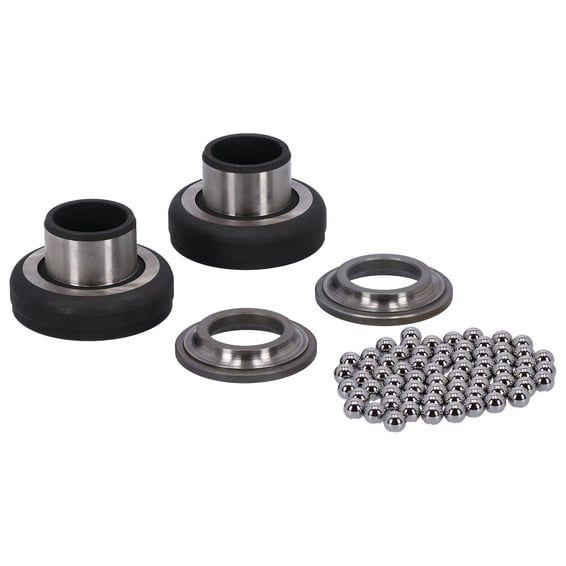 Cups/cones for fork and frame, with chromium balls