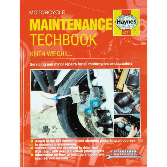 motorcycle maintenance tech book