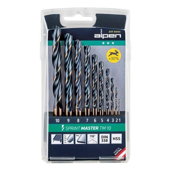 Sprint master drill set 10 pieces