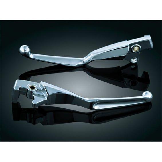 Wide style levers chrome