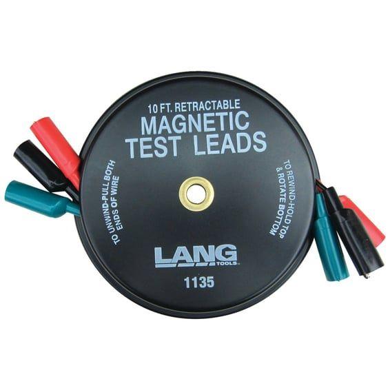 retractable electrical test lead. Magnetic
