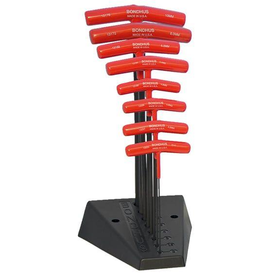 T-handle allen wrench set metric
