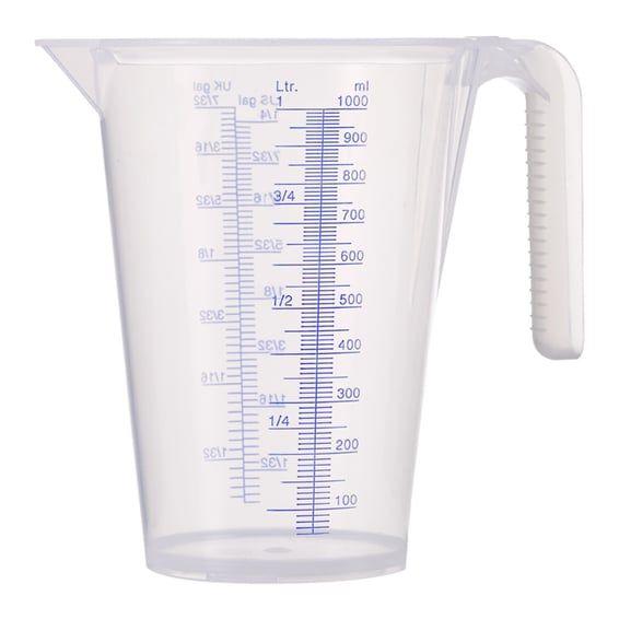 transparent measuring jug. 1000cc