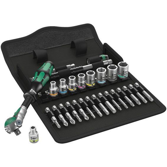 Zyklop ratchet kit 28 pcs. 1/4" drive Metric sizes