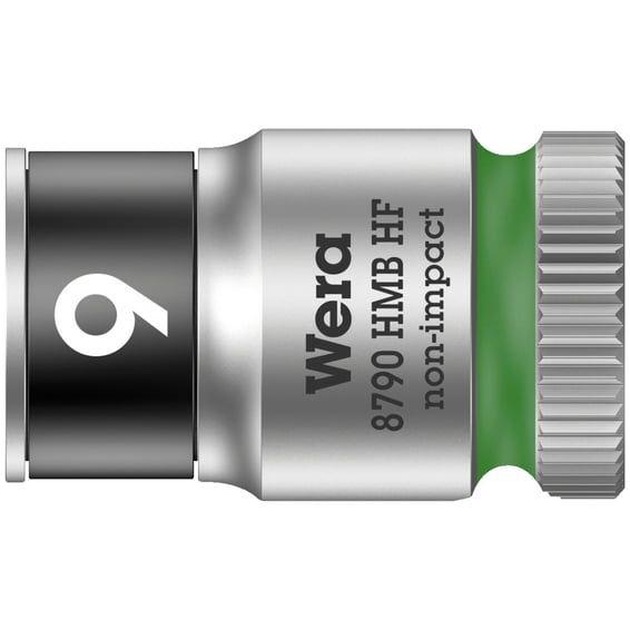 Zyklop 3/8" socket with holding function - Metric 9.0