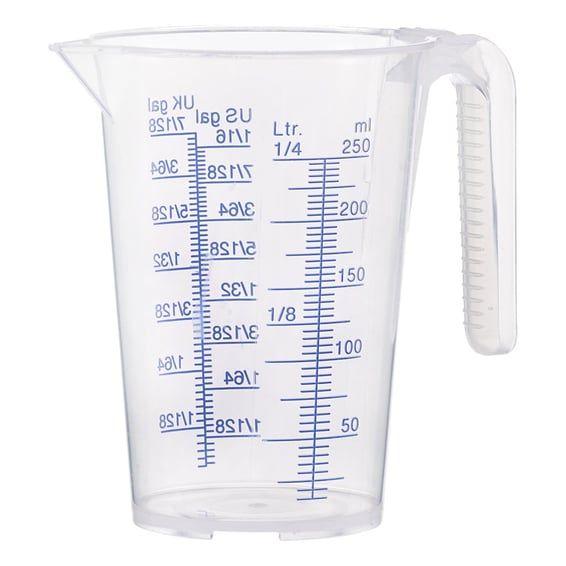 transparent measuring jug. 250cc