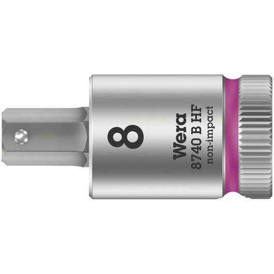 Zyklop 3/8" Hex socket bit with holding function Metric