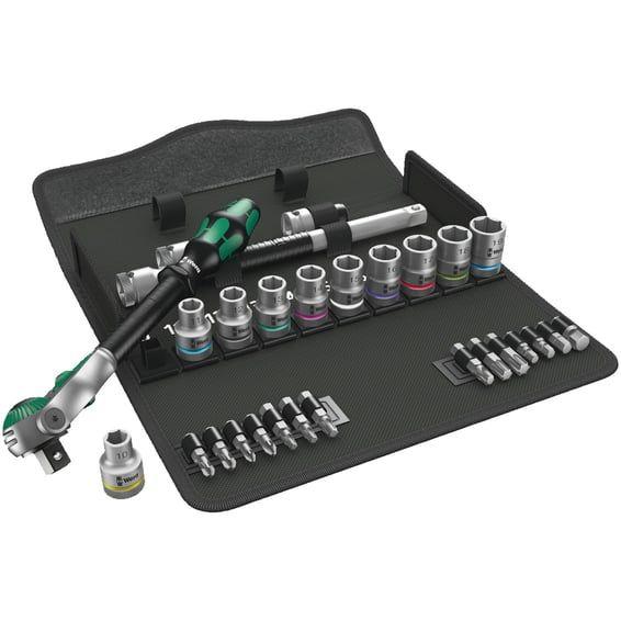Zyklop speed ratchet kit 1/2" drive - Metric sizes