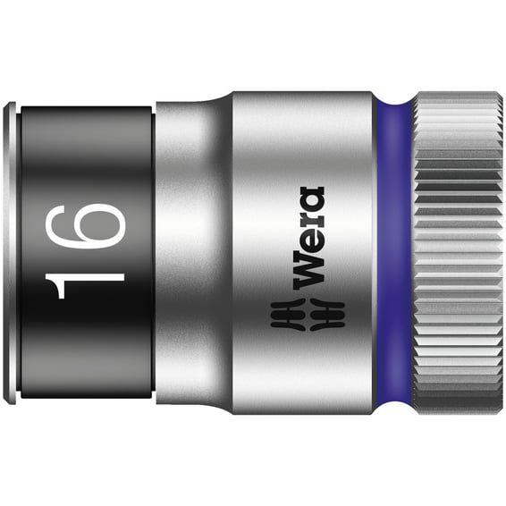 Zyklop 1/2" socket with holding function - Metric 16.0