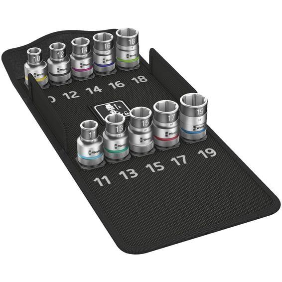 Zyklop 1/2" Hex socket set with holding function Metric