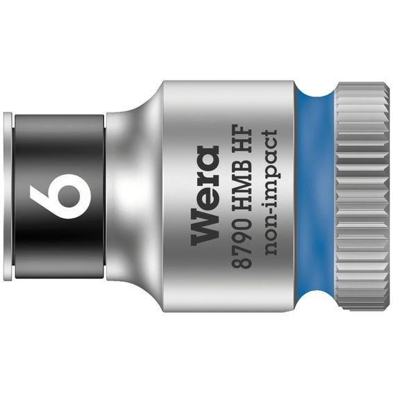 Zyklop 3/8" socket with holding function - Metric 6.0