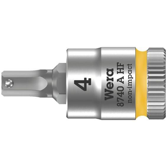 Zyklop 1/4" Hex socket bit w/ holding function - Metric