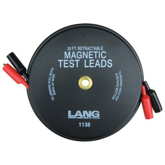 retractable electrical test lead. Magnetic