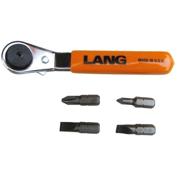 mini ratcheting bit wrench. Offset