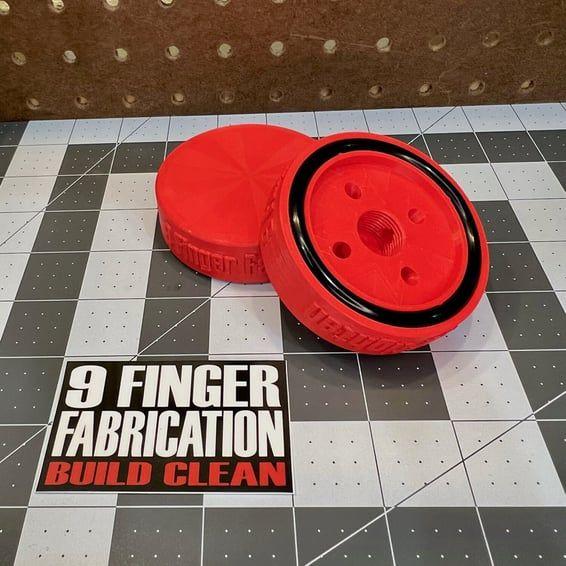 9Finger Fabrication, oil filter cover