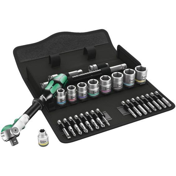 Zyklop ratchet kit 29 pcs. 3/8" drive US sizes