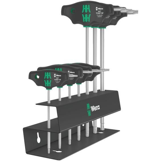 screwdriver set T-handle Hex plus torx, 7 pieces