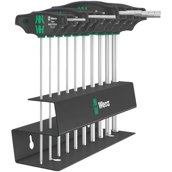 screwdriver set T-handle Hex plus inches, 7 pieces