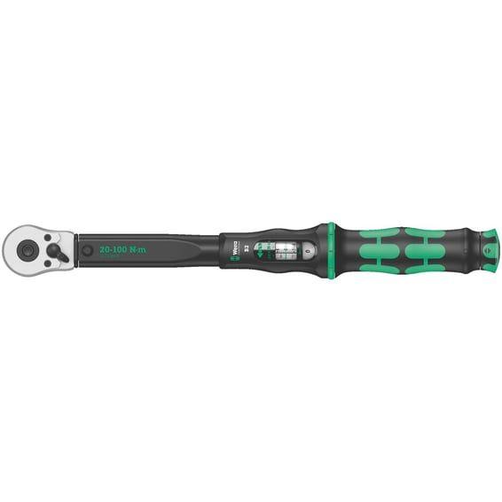 3/8" drive torque wrench 20-100 Nm with ratchet