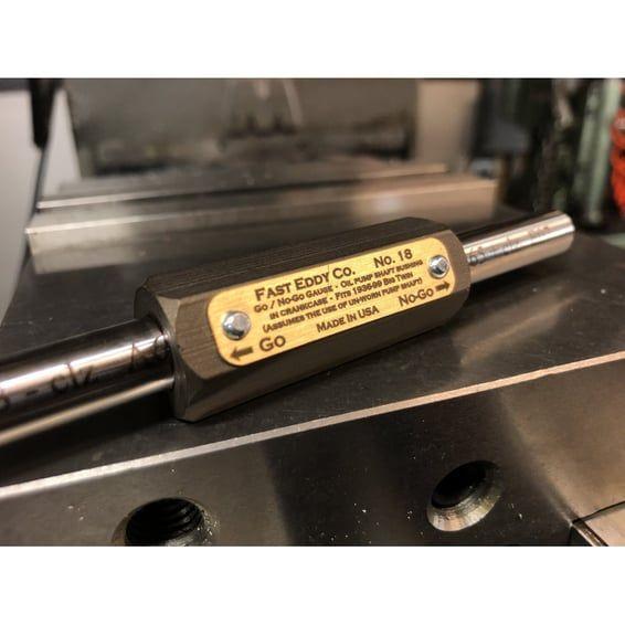 Fast Eddy, oil pump bushing Go & No-Go gauge pin