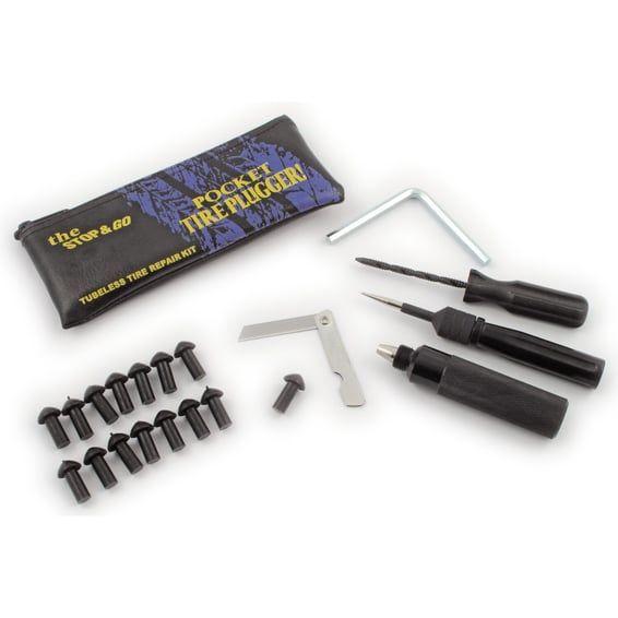 tire plugger repair kit, pocket