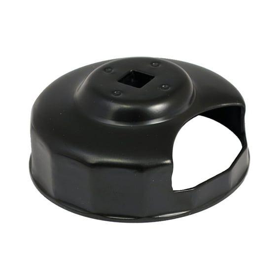 Oil filter wrench, 3/8" drive with cut-out