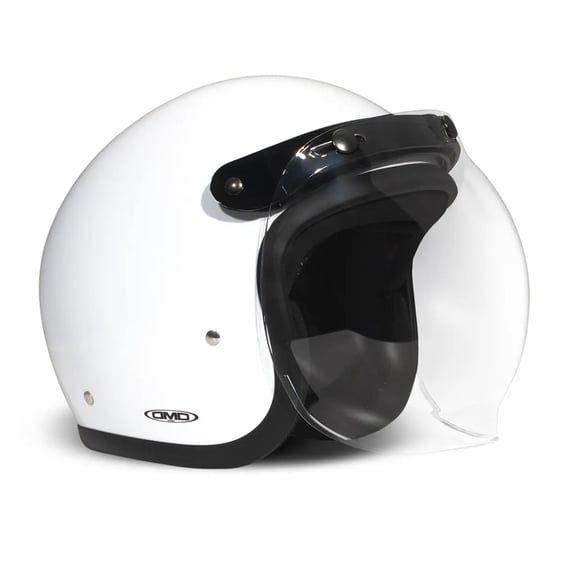 Flip-up bubble visor clear