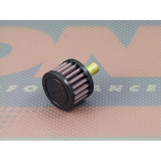 DNA crank case vent filter rubber top male round