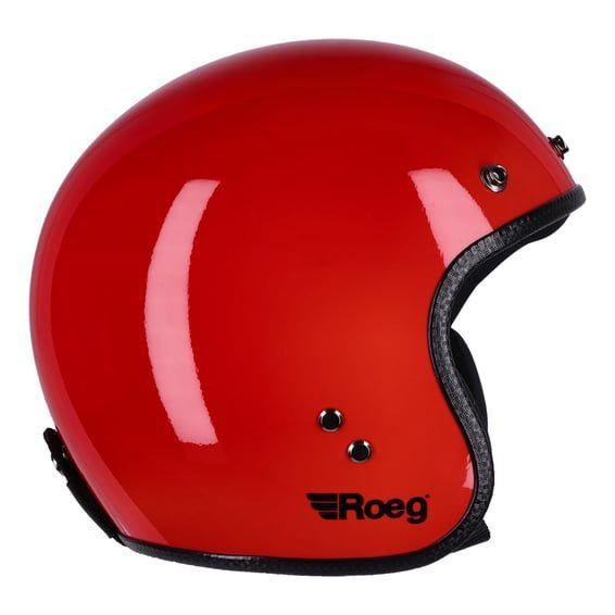 JETT helmet flaming red gloss