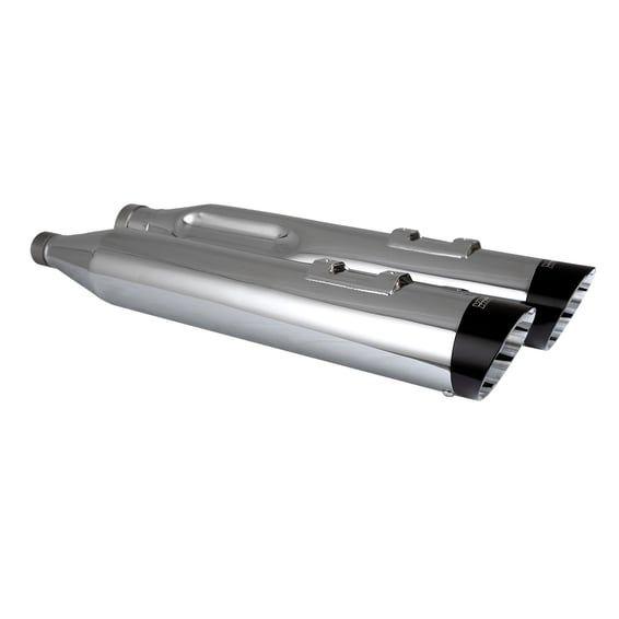 Razorback 450 slip-ons. Chrome