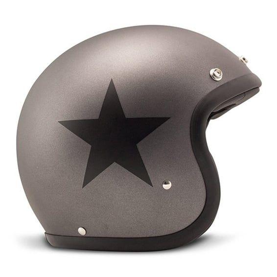 Retro helmet Star Grey
