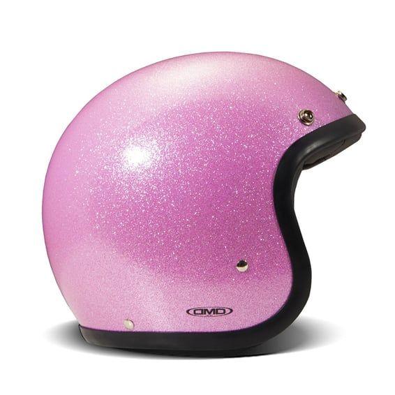 Retro helmet Glitter Pink