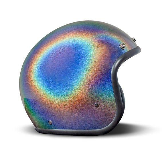 Retro helmet Rainbow