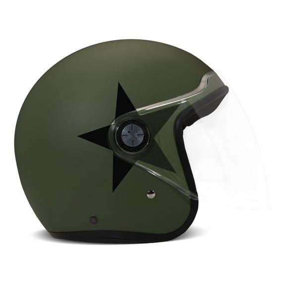 P1 Jet helmet Star Green