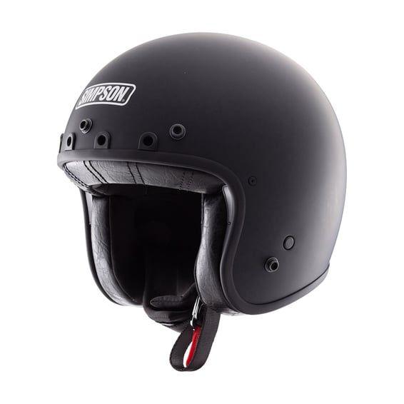 Chopper helmet matte black