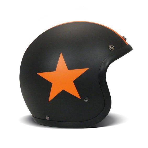 Retro helmet Star Orange