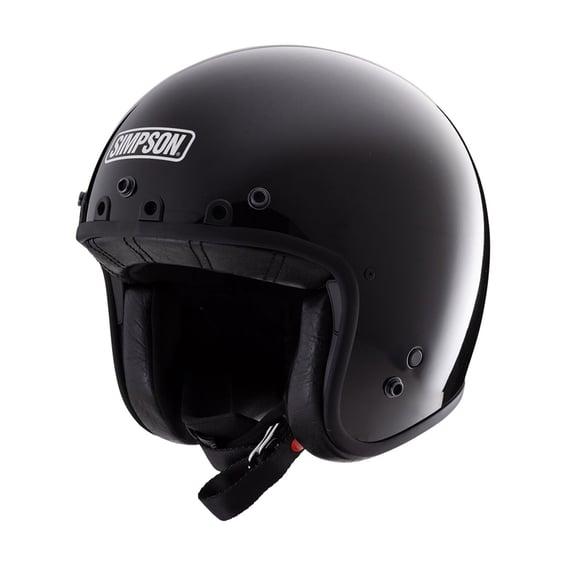 Chopper helmet black