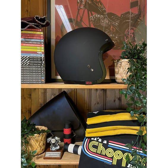 13 1/2 Skull bucket helmet matt black
