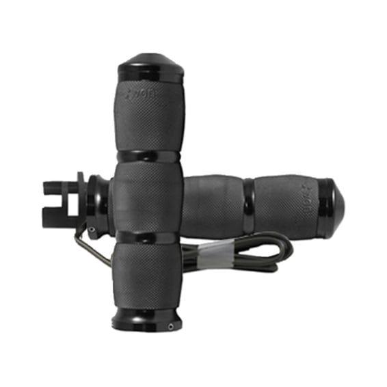 Avon air cushioned grips, heated, black anodized