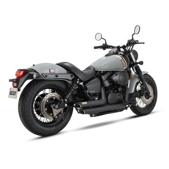 shortshots staggered PCX exhaust. black