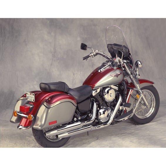 NC cast rear fender tip chrome