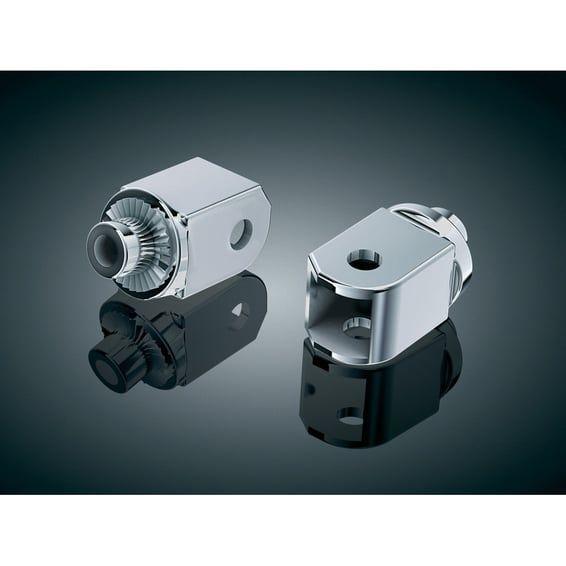 Footpeg adapter splined chrome