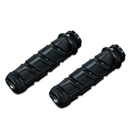 Kinetic grips 1" gloss black