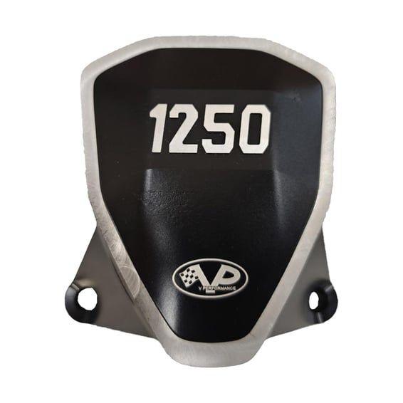 right hand engine cover. Black